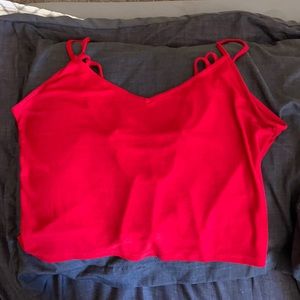 H&M red large shirt